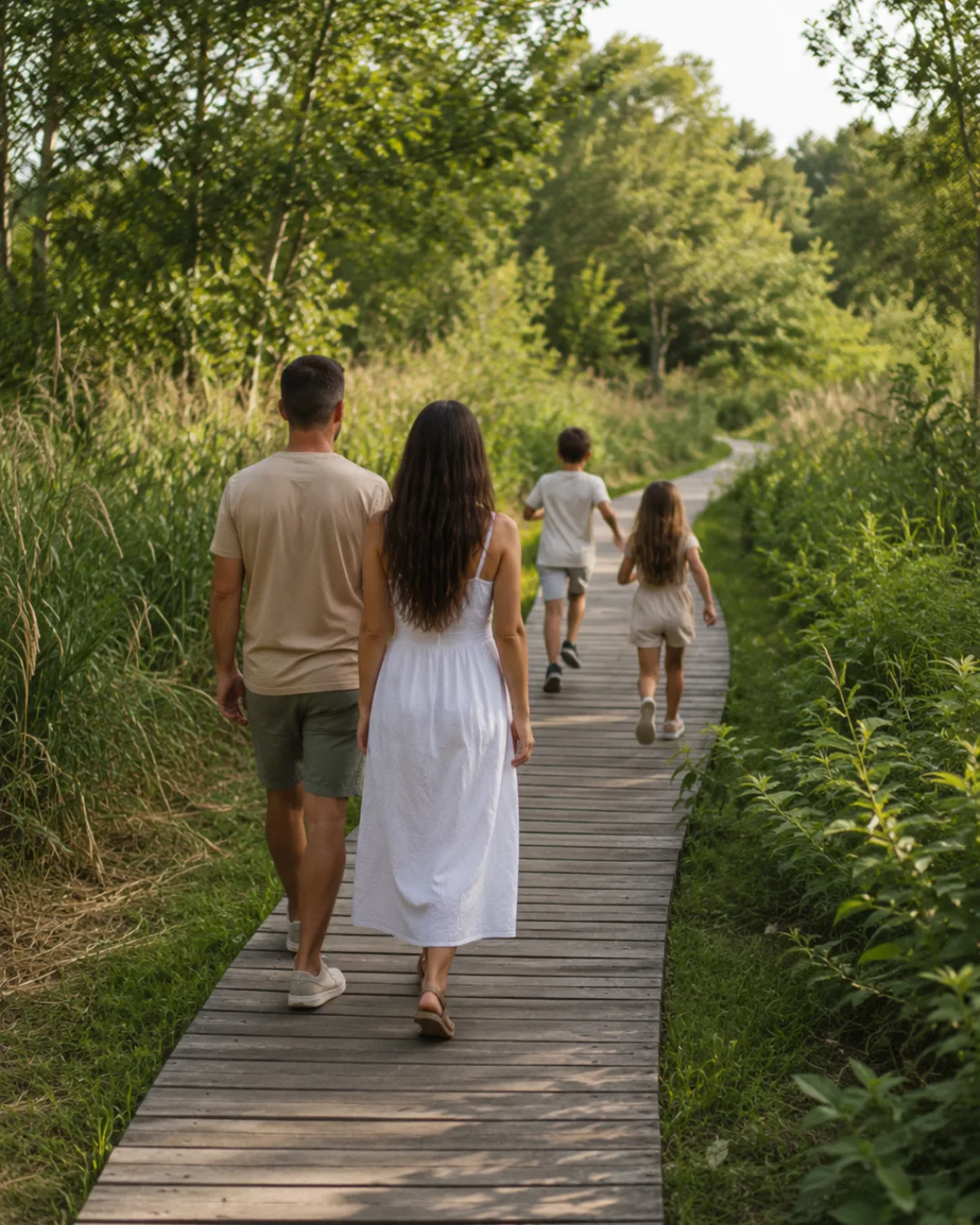 Scenic coastal trails